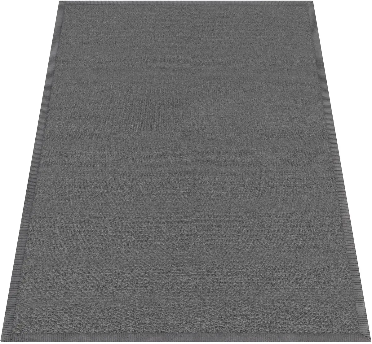 

Ковер Paco Home "Tatami 475", прямоугольный, короткий ворс, однотонный, с пеной с эффектом памяти, можно стирать 200х350 см, серый