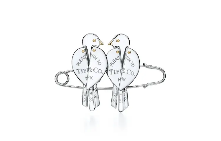 

TIFFANY & CO. Брошь женская серебряная