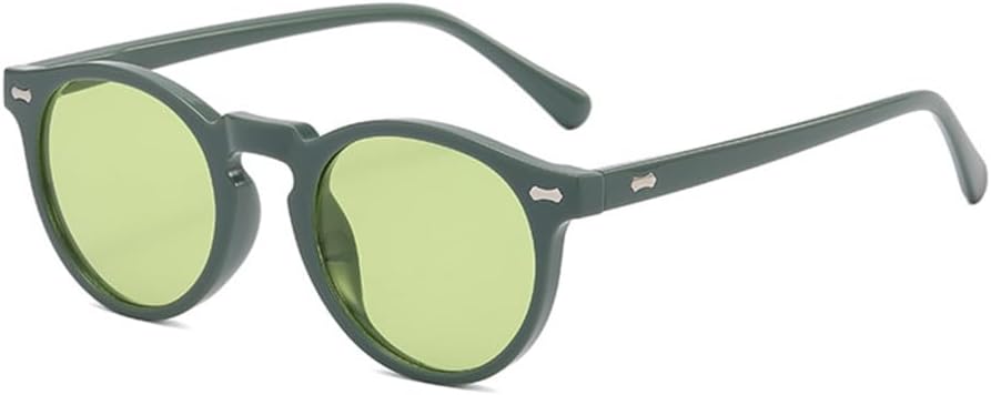 

Поляризованные круглые солнцезащитные очки с заклепками для мужчин и женщин, маленькая оправа, солнцезащитные очки Ocean для мужчин, винтажные, красочные очки VFDHN, 29