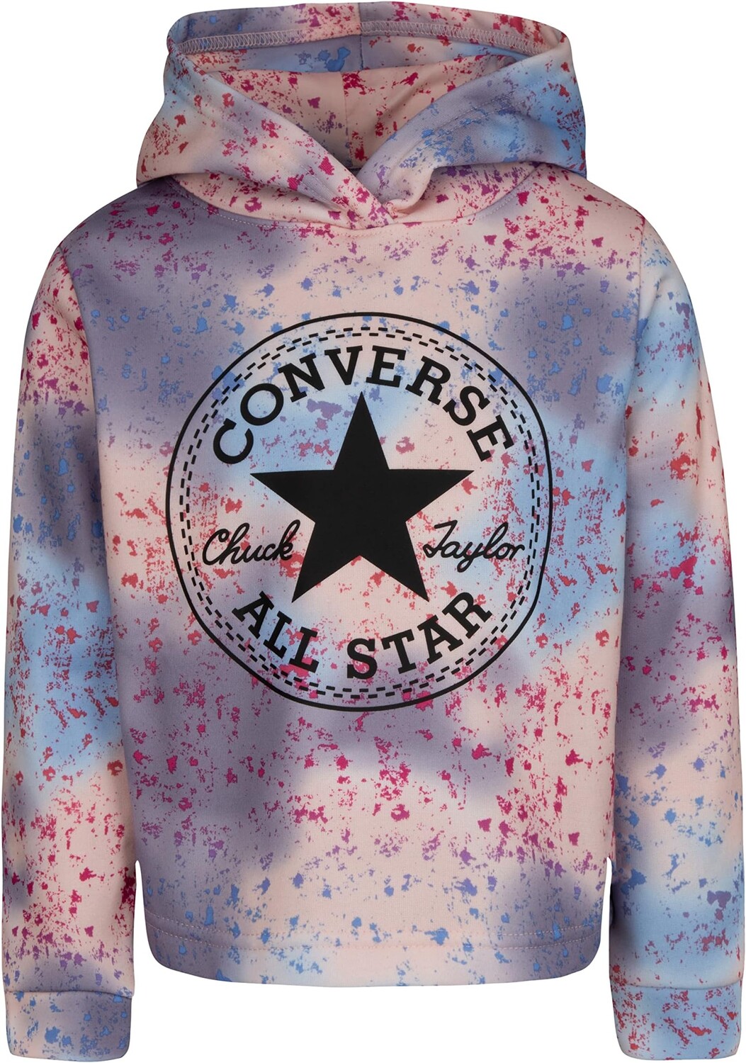 

Худи Converse All Over Print Cropped Hoodie, цвет Storm Pink