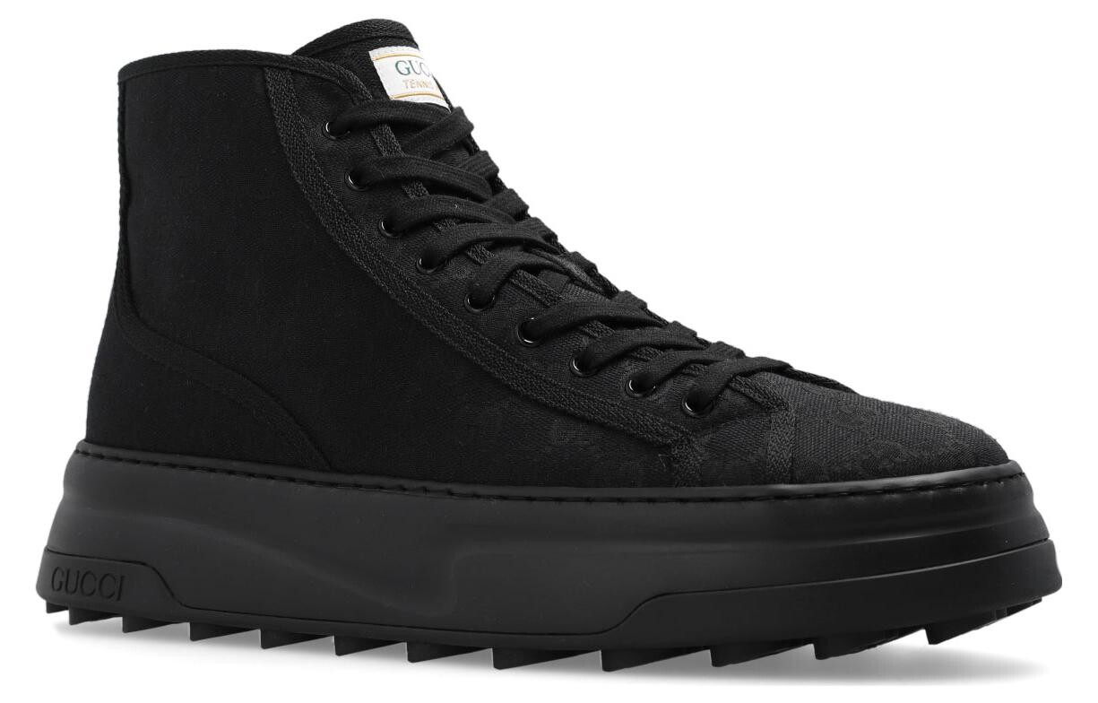 Кроссовки мужские Gucci High-top, черный — фото 2