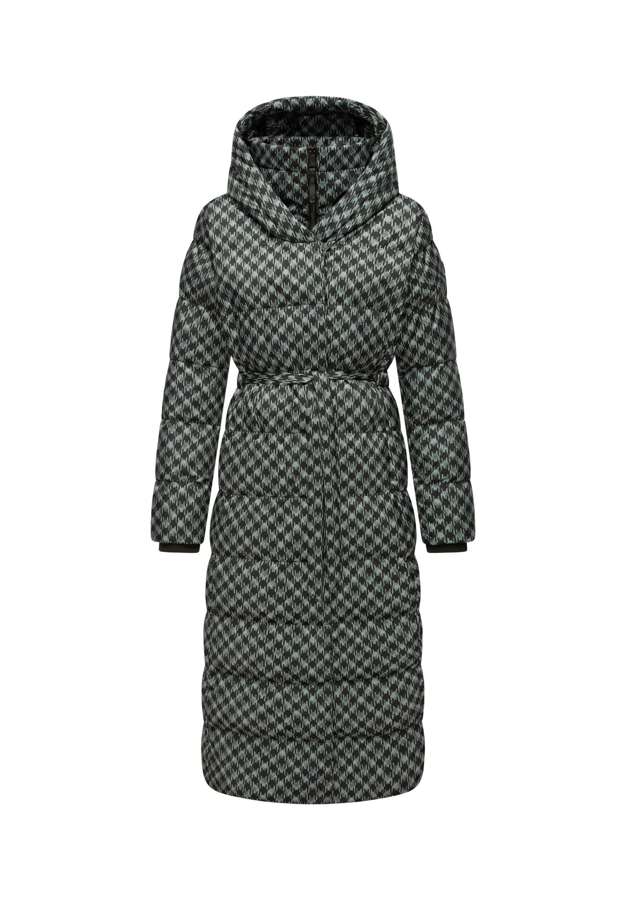 

Стеганое пальто Niara Long Print Ragwear, пыльно-зеленый