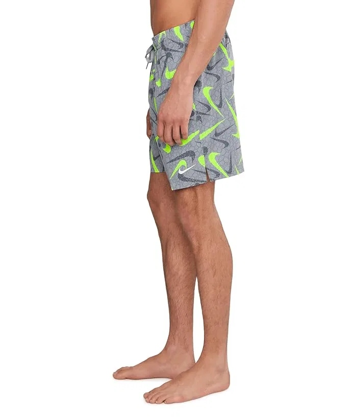 Плавки Nike Breaker Multi Print 7" Volley, серый — фото 3