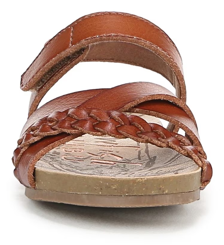 Детские сандалии на анатомической стельке Gaia-T для малышей Blowfish Malibu, scotch brown faux leather — фото 3