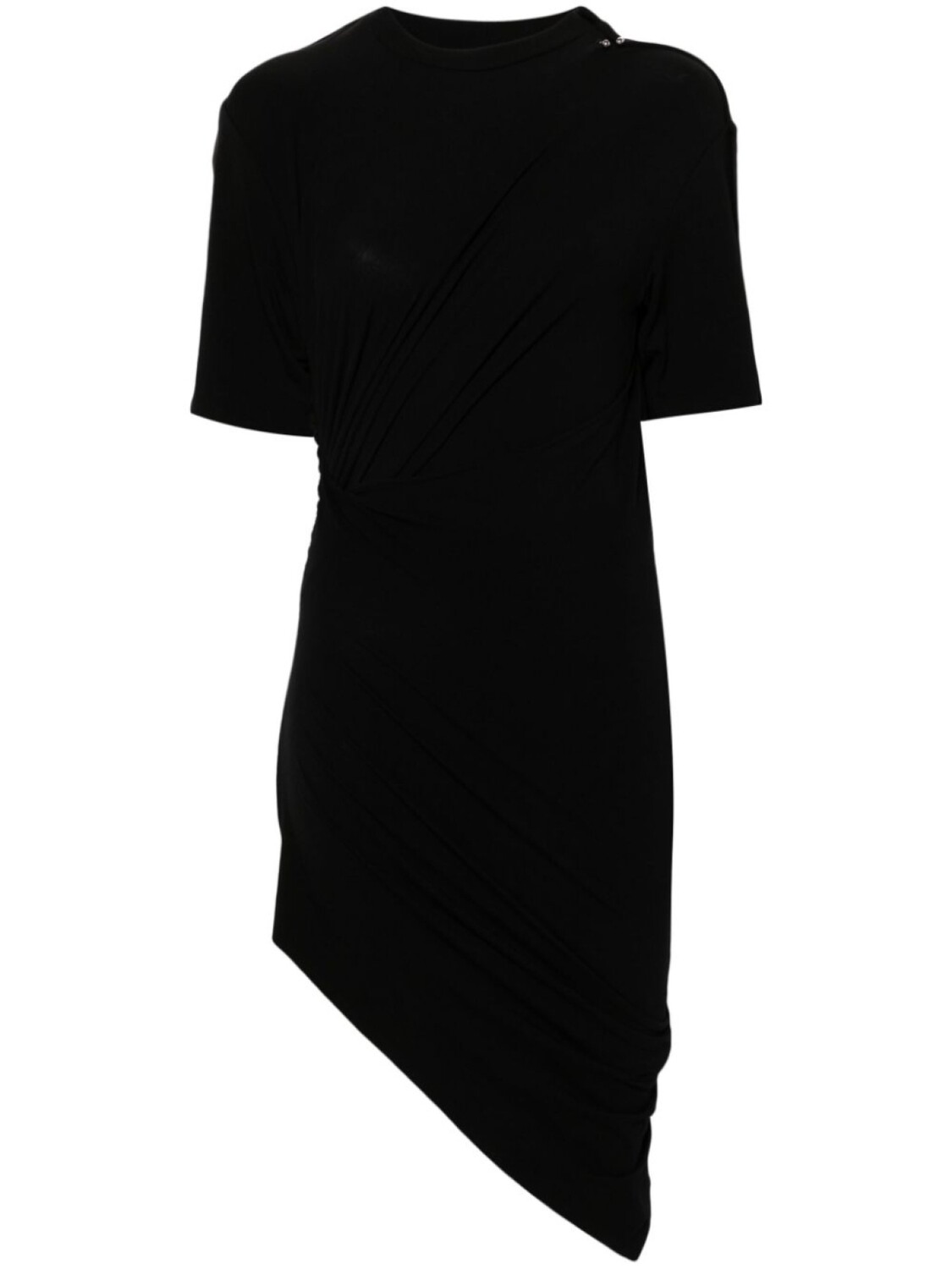 

Mugler мини-платье с асимметричным подолом, черный