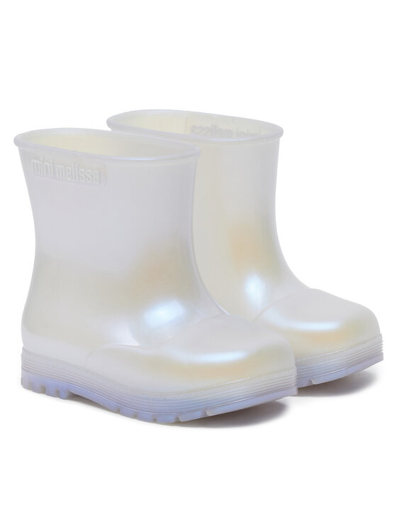 Резиновые сапоги Mini Melissa Welly Bb 33869 Melissa, серебряный — фото 2