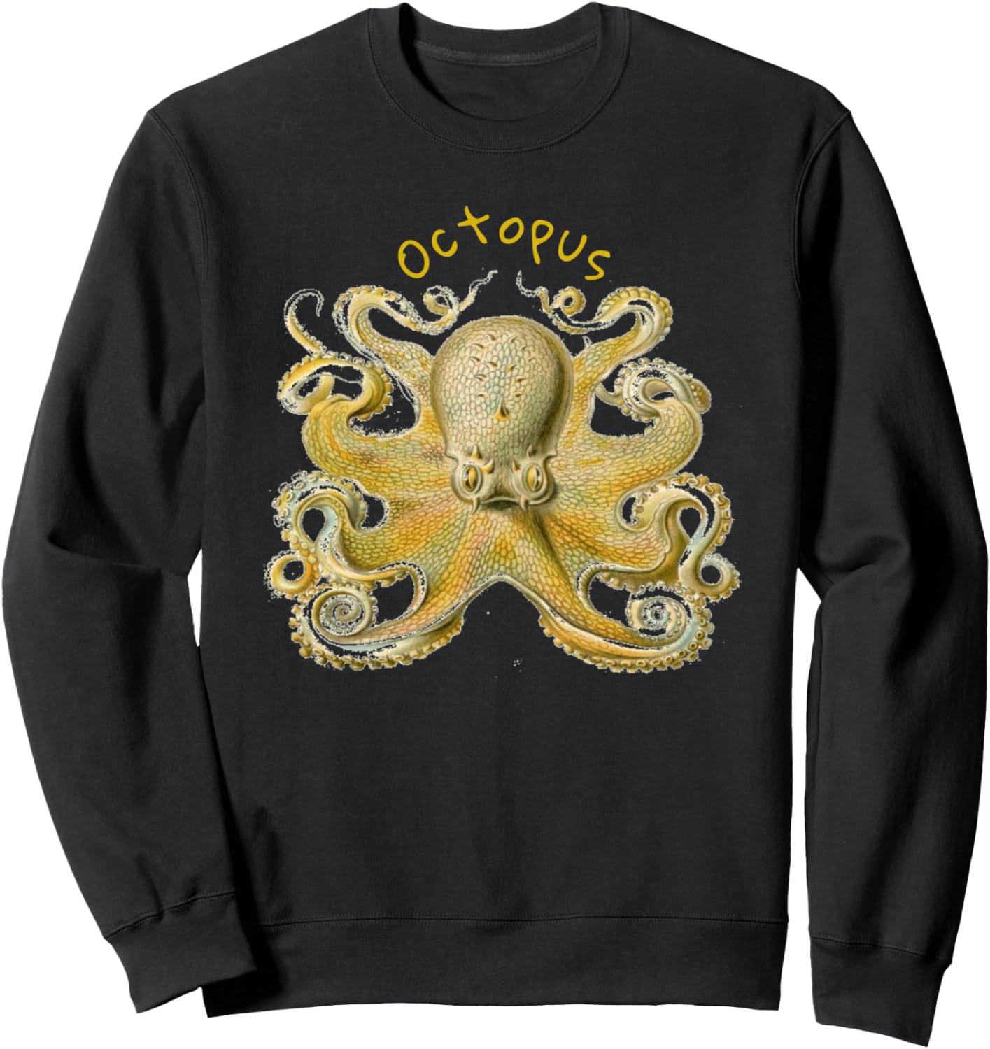 

Толстовка с золотым осьминогом Golden Octopus Style