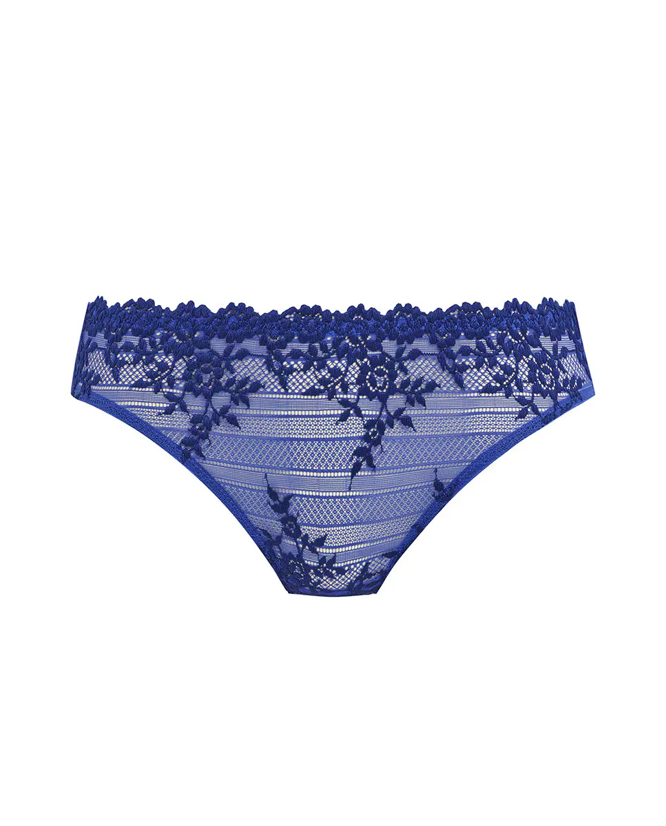 

Трусики Embrace Lace из кружева и тюля Wacoal, синий