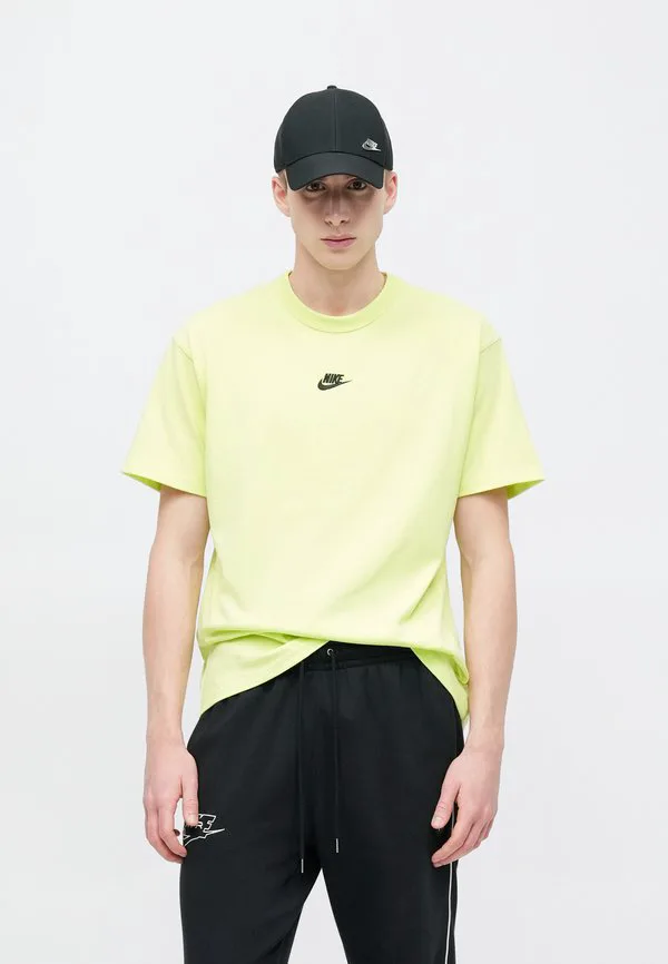 Футболка премиум-класса, базовая футболка Nike Sportswear, Lemon Twist — фото 4