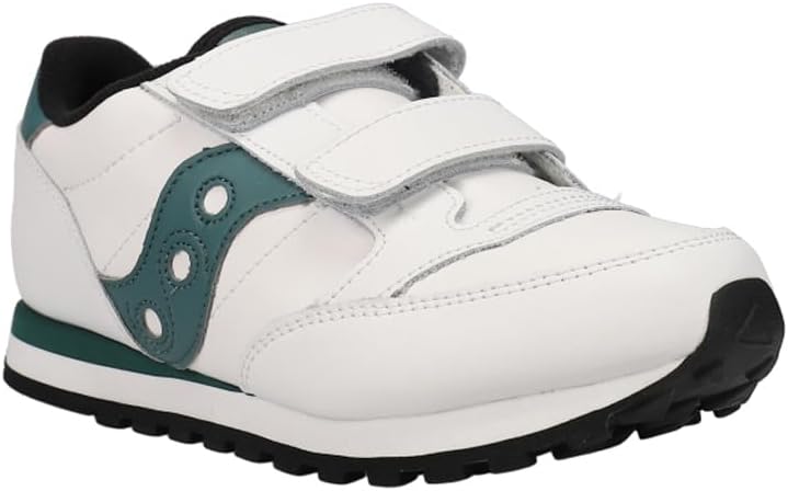 Детские кроссовки Saucony Jazz Double Hook Loop для унисекса, белый/зеленый — фото 2