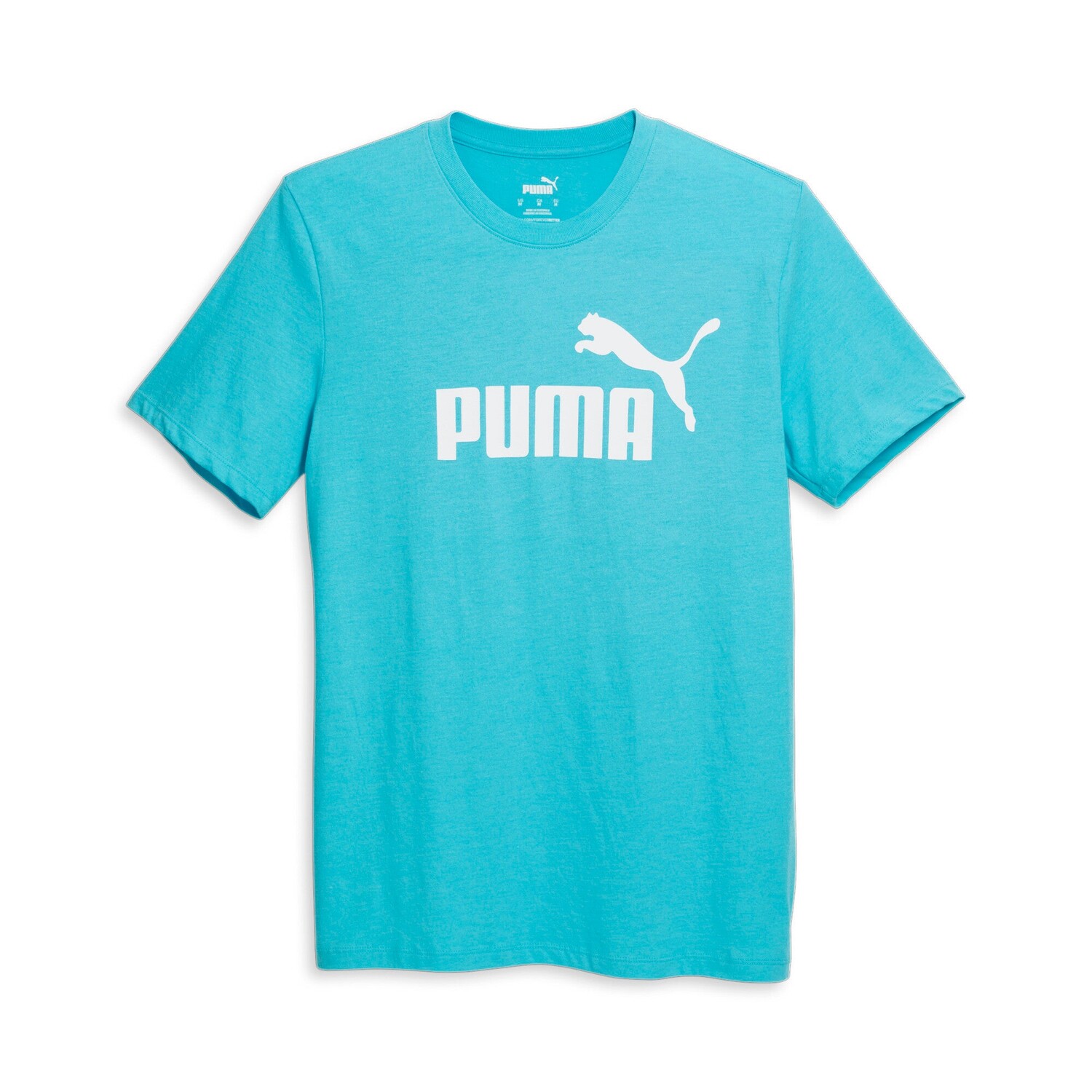 

Мужская футболка PUMA Essentials Heather, цвет Team Aqua Heather