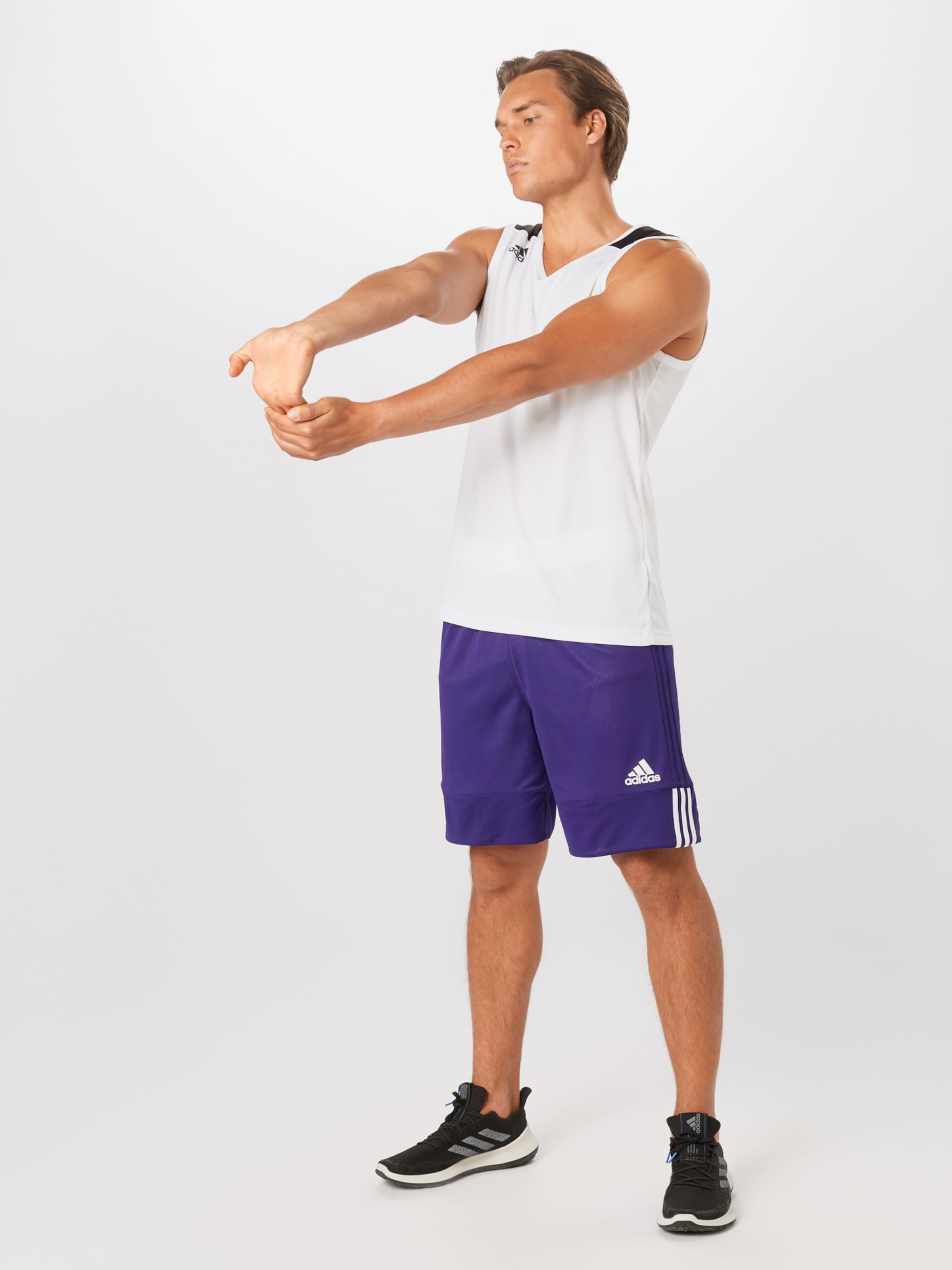 Adidas Sportswear Шорты для тренировок Regular '3G Speed' в цвете Violet — фото 3