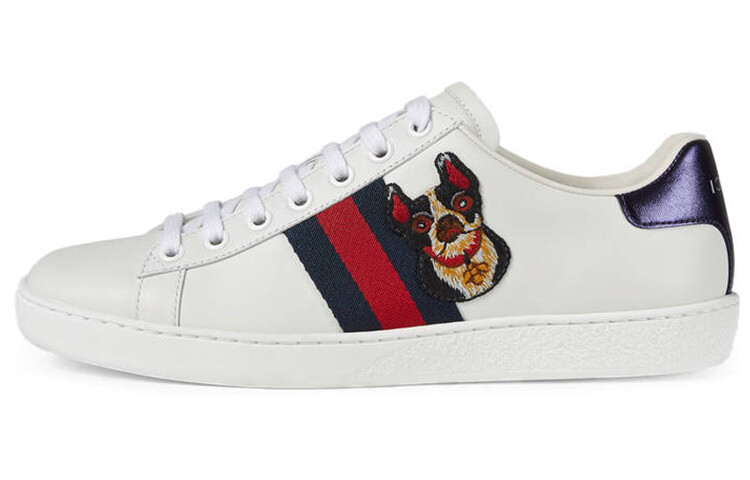 Женские кеды Gucci Ace, белый/синий