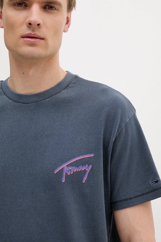 

Хлопковая футболка Tommy Jeans, синий