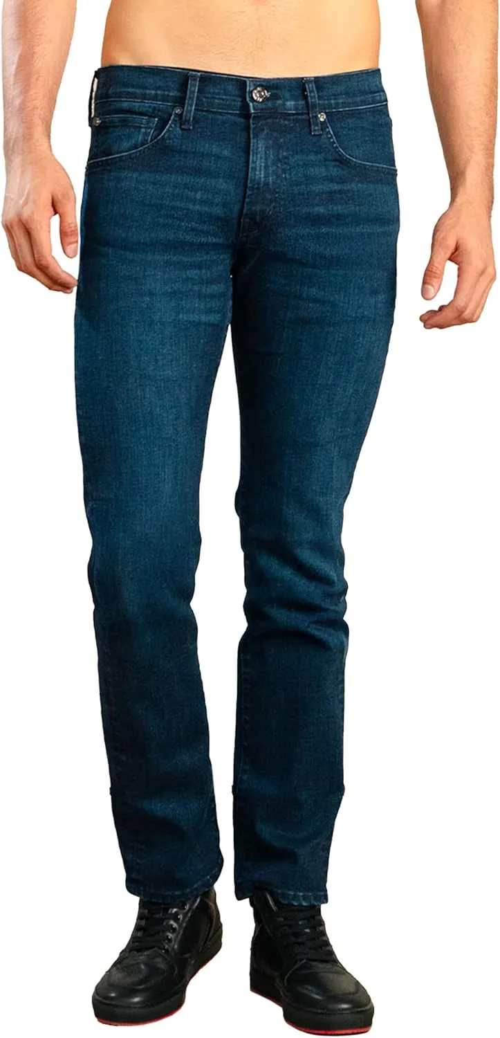 

PAVI ITALY Мужские синие джинсы Slim Fit, 98% хлопок 2% эластан