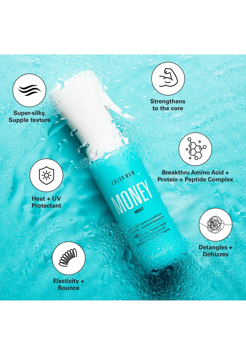 

Кондиционер MONEY MIST COLOR WOW, бежевый