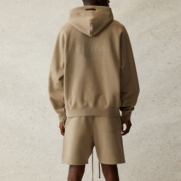 SS21 Толстовка унисекс Мох Fear Of God Essentials, цвет Moss — фото 4