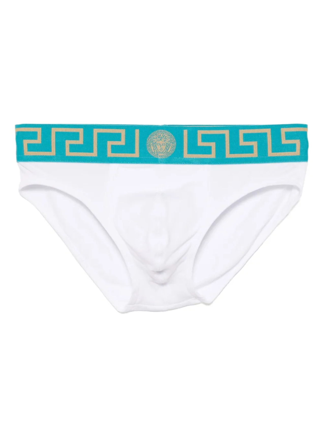 

Versace трусы-брифы с узором Greca, белый