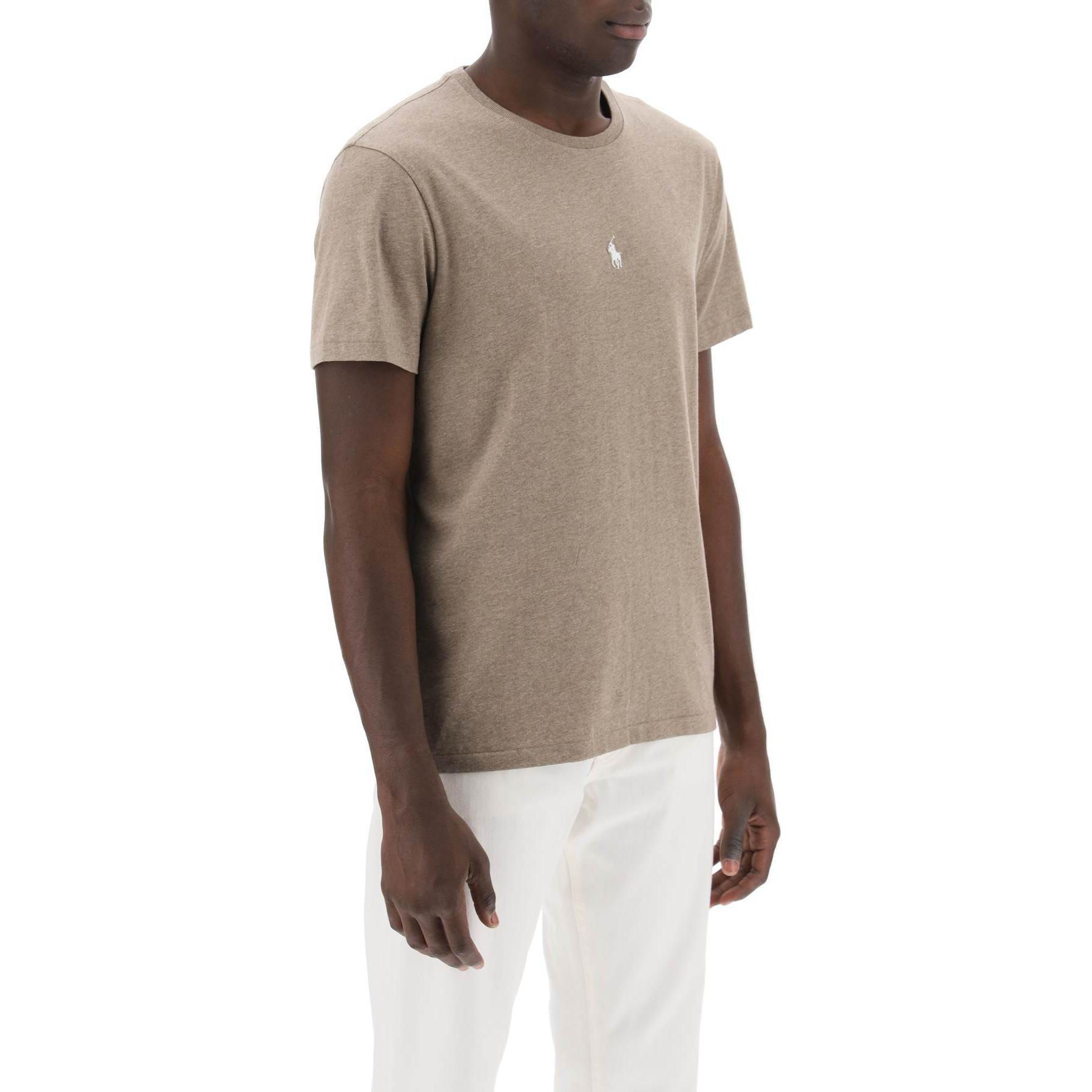 Поло пони хлопковая футболка Polo Ralph Lauren, Light Umber — фото 4