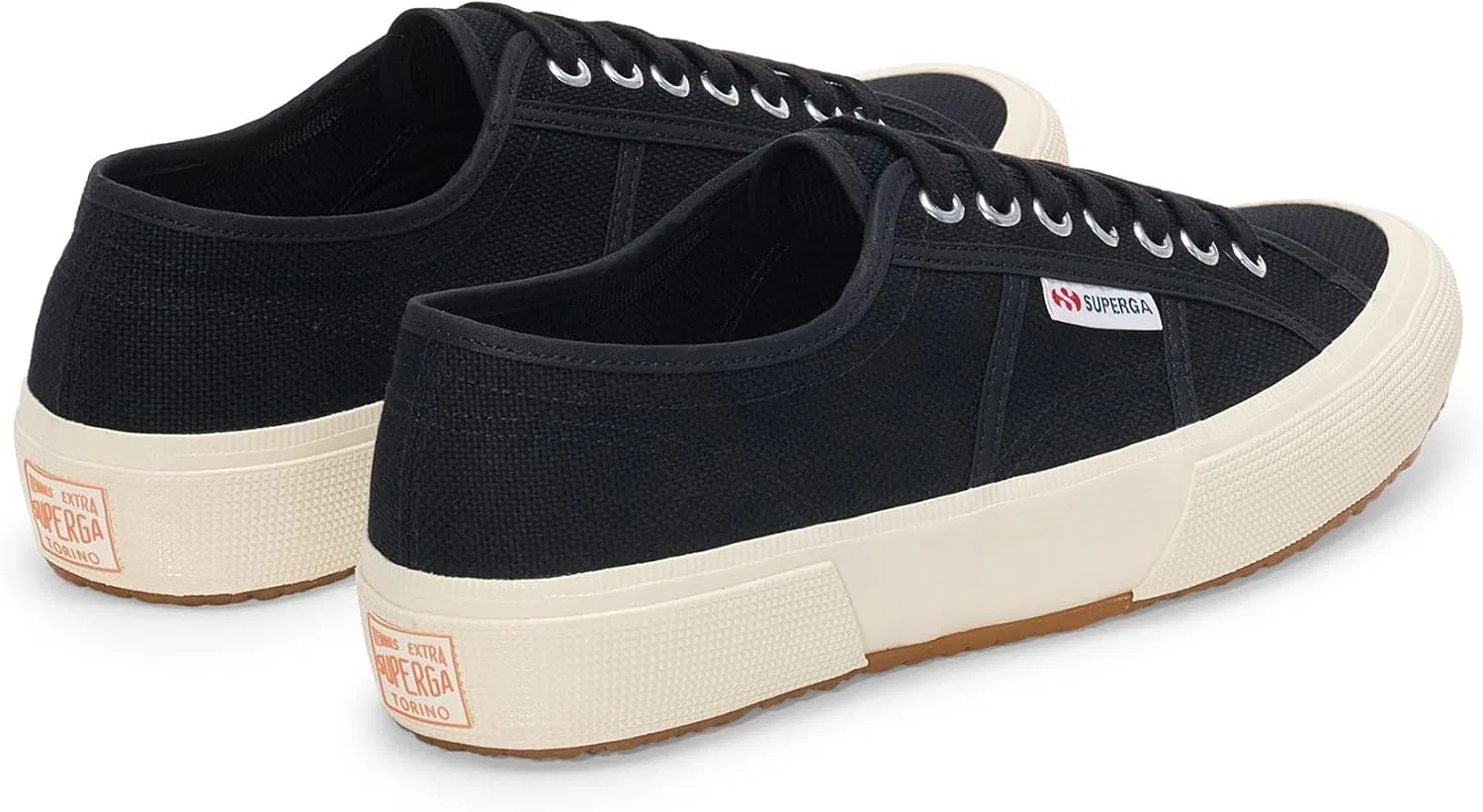 Superga - Оригинальные кроссовки для взрослых, Black Ivory — фото 4