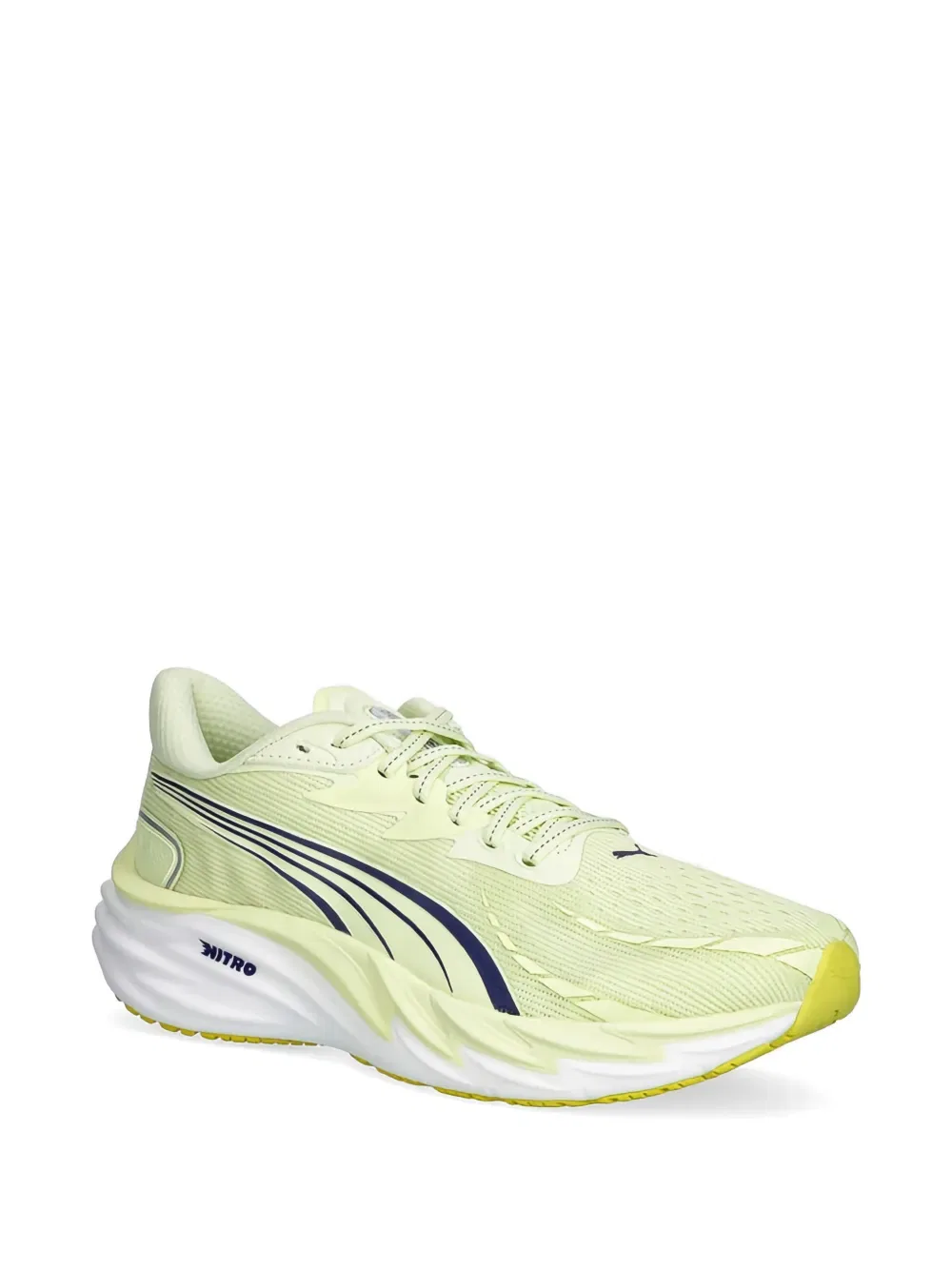 Кроссовки Velocity Nitro 4 на шнуровке в полоску Puma, желтый — фото 2
