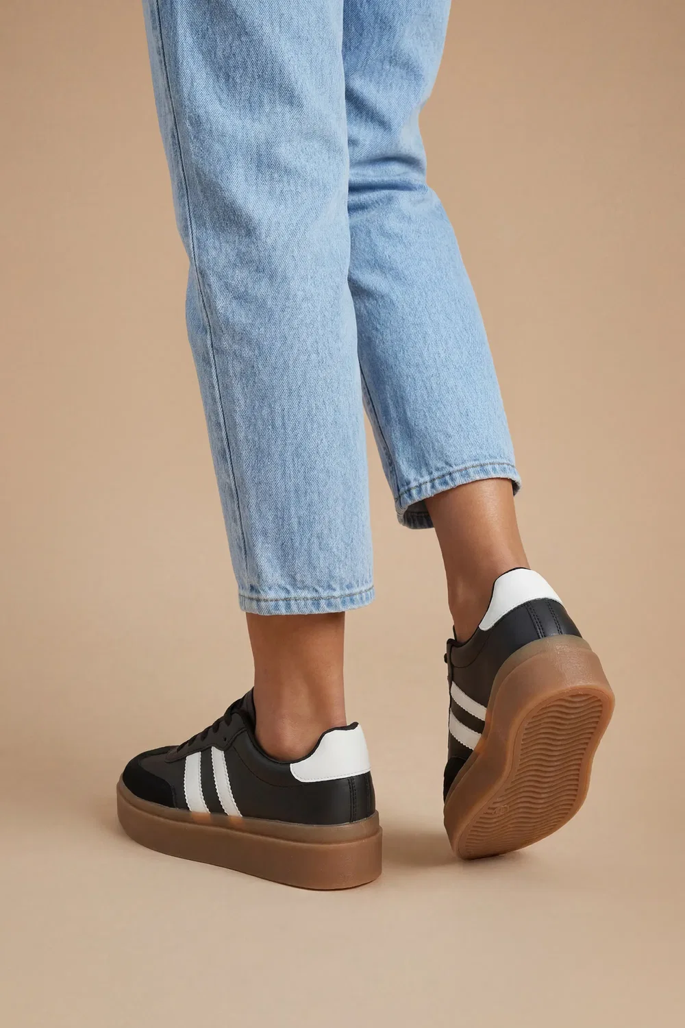 Кроссовки на платформе Dorothy Perkins, черный — фото 2