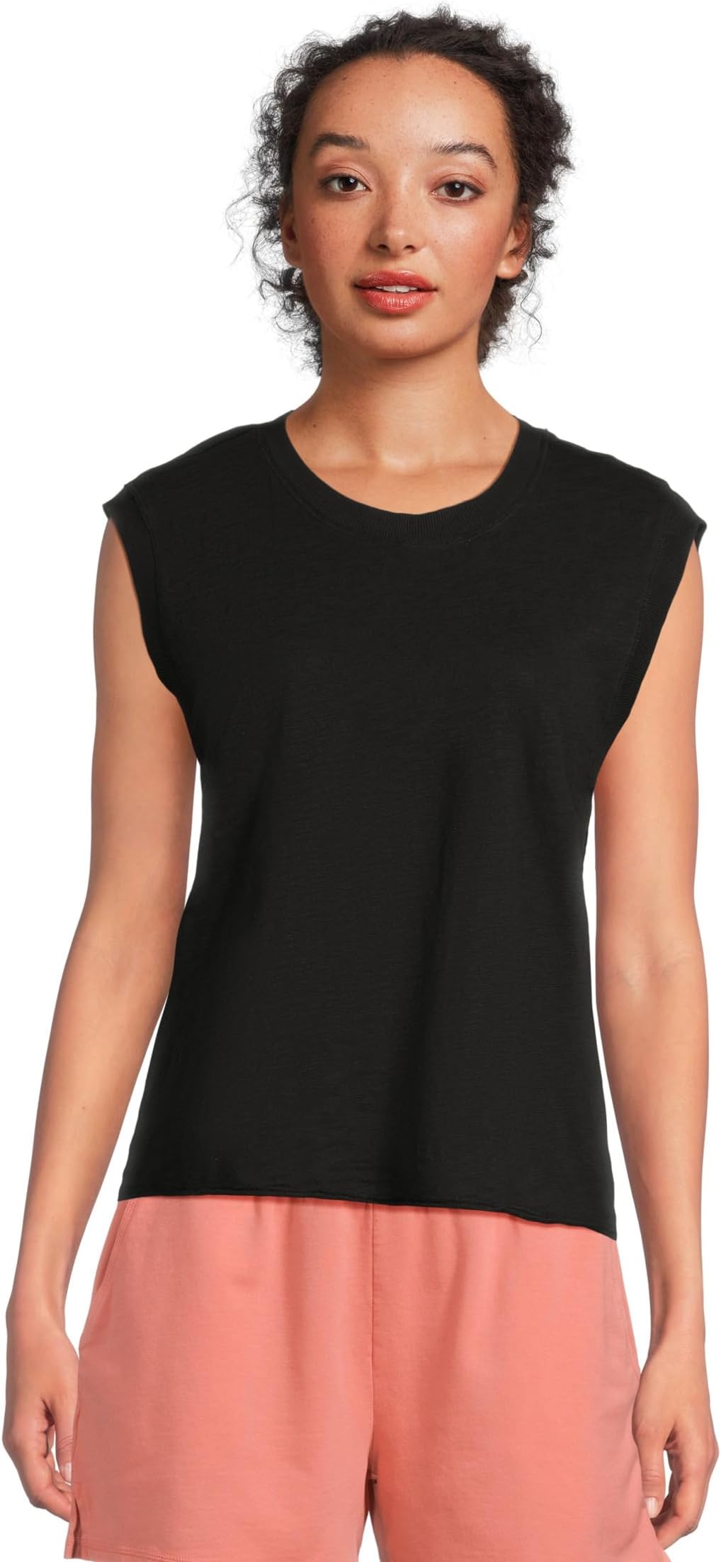 

Футболка Mod-o-doc Cap Sleeve Crew Tee, черный