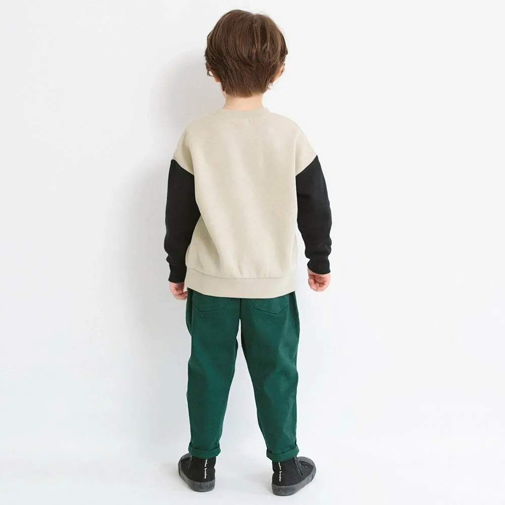 Джинсовая толстовка на флисовой подкладке с карманом Branshes, beige — фото 4