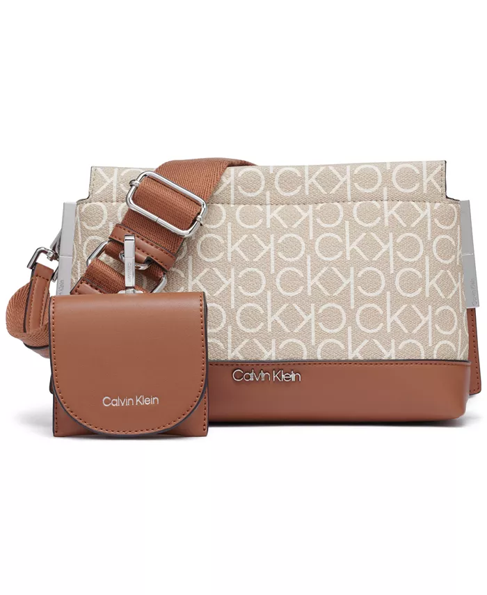 

Бианка Сигнатьюр Регулируемая Сумка Через Плечо Calvin Klein, мультиколор