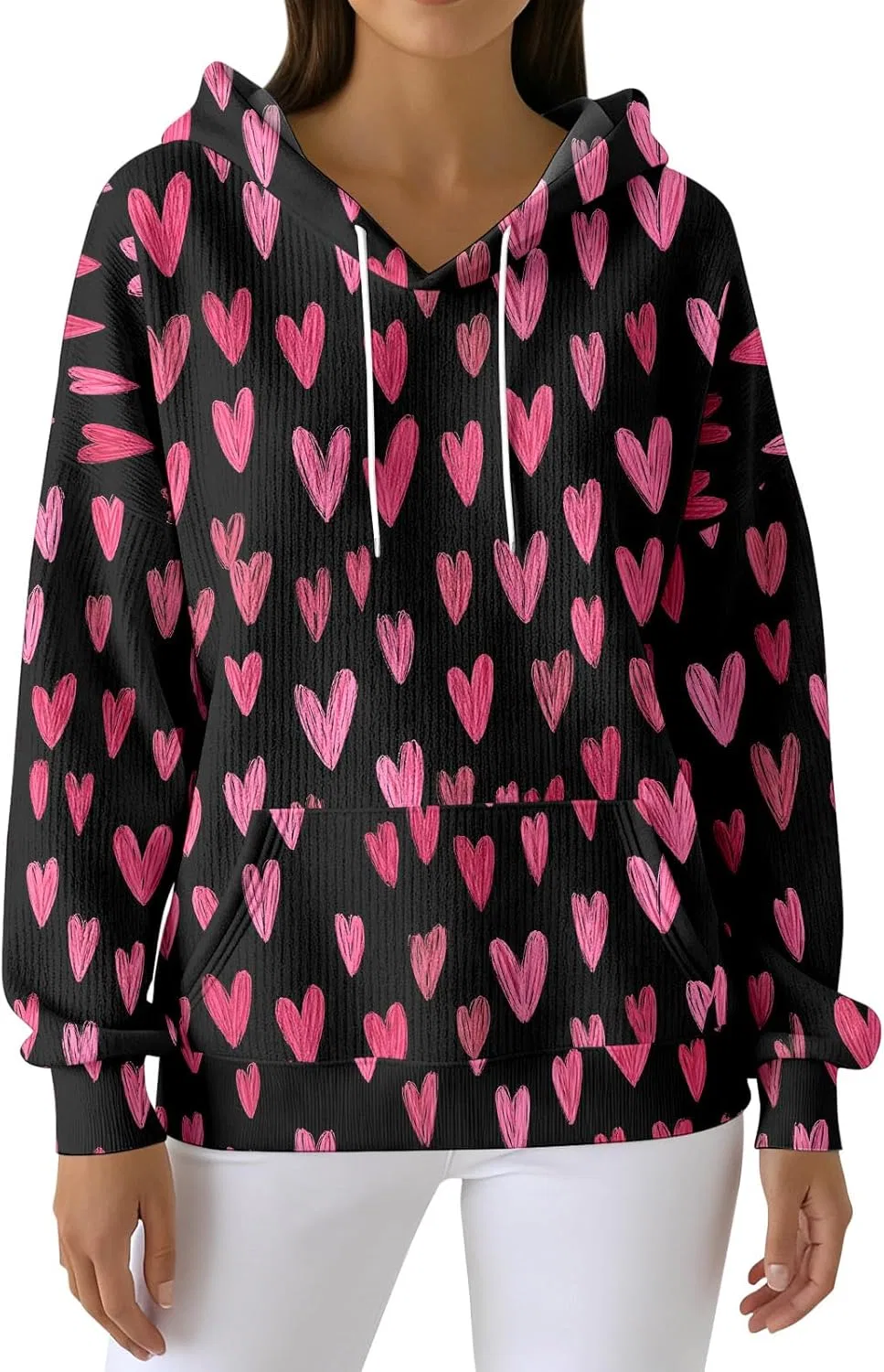 Женская толстовка с сердцем, Generic, Heart D