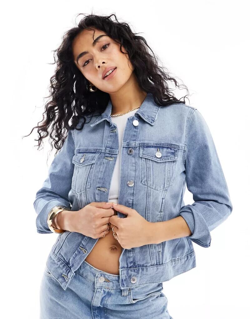 

Голубая джинсовая куртка Vero Moda