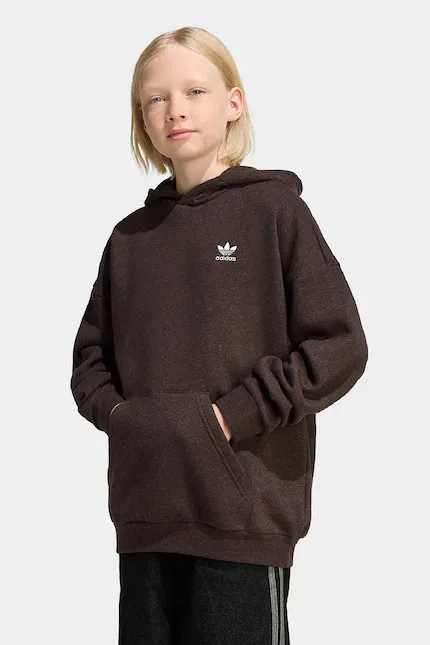 Худи детское с капюшоном мягкое Adidas Originals, фиолетовый