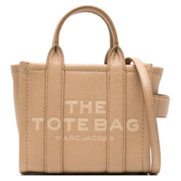 

Мини-кожаная сумка-тоут MARC JACOBS