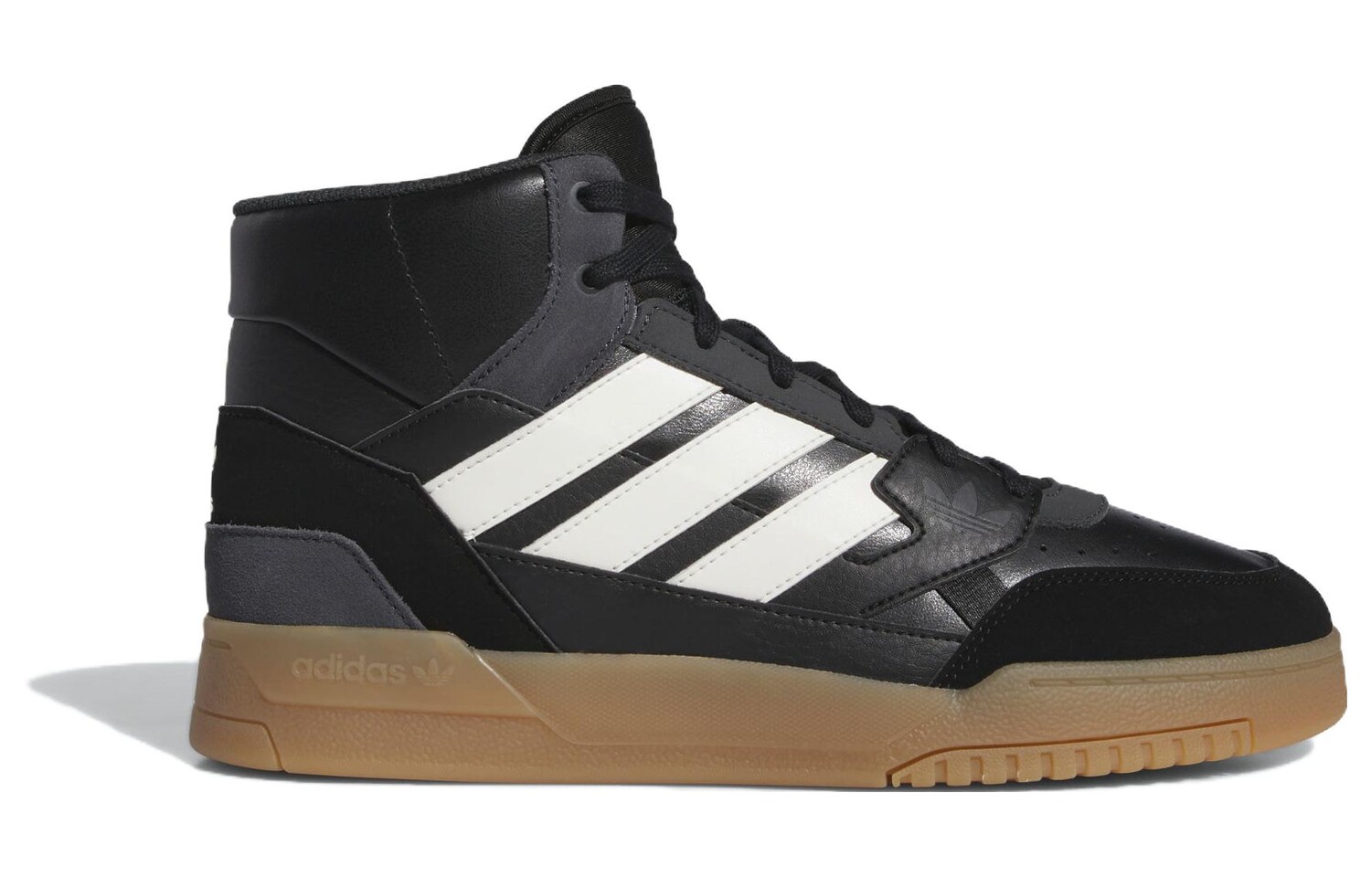 Кроссовки для скейтбординга adidas originals Drop Step унисекс, Черно-белый — фото 2