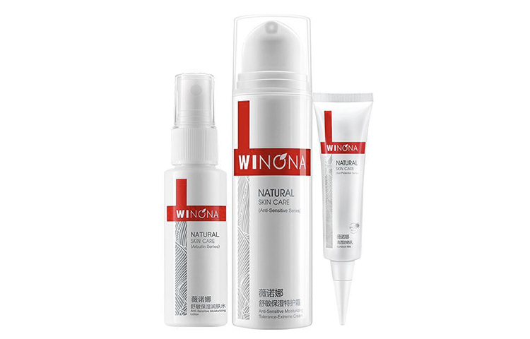 

Набор для чувствительной кожи полный комплект успокаивающий стабилизирующий увлажняющий восстанавливающий набор из 3 предметов Winona