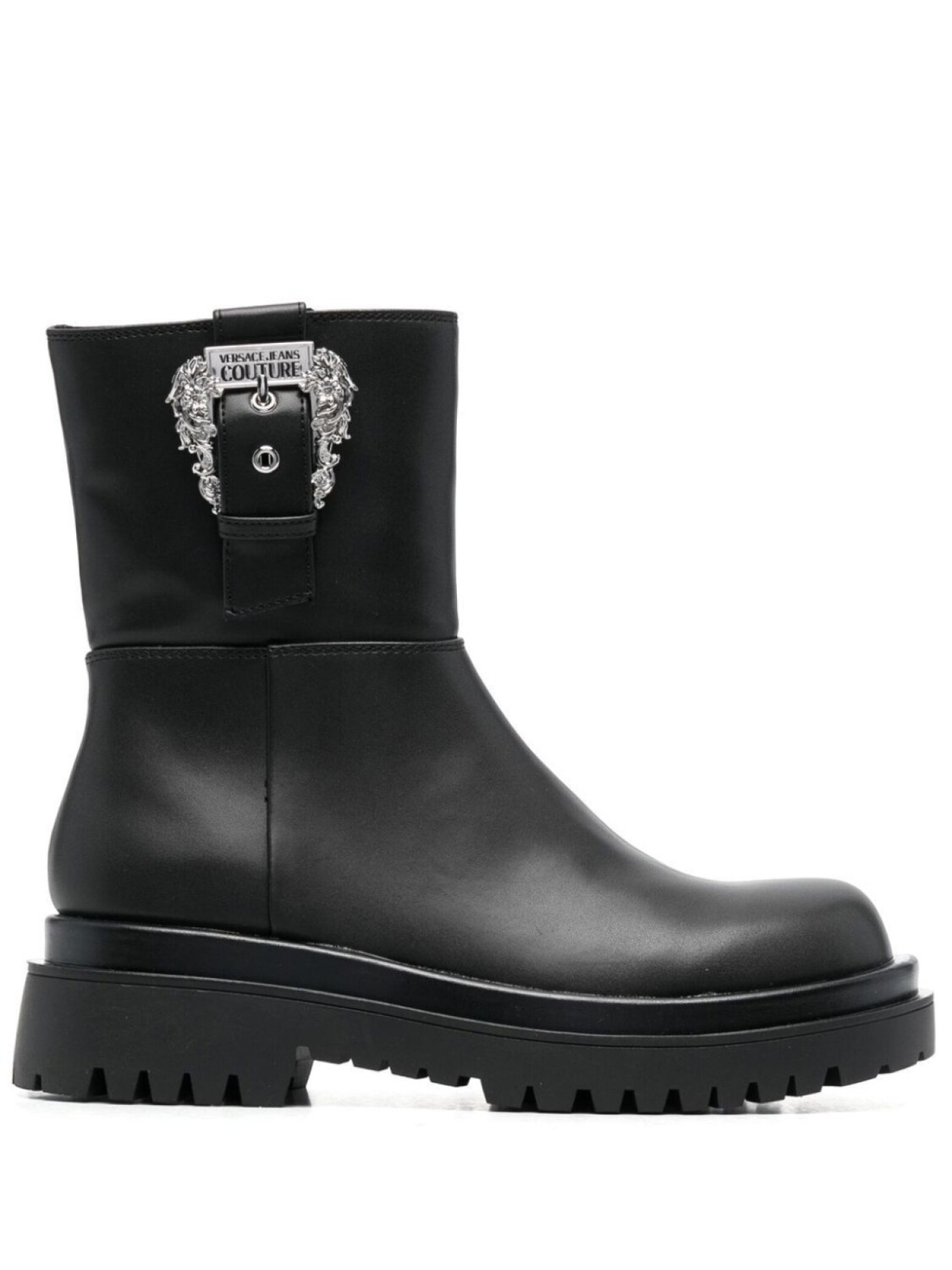 Versace Jeans Couture ботинки с пряжкой, черный