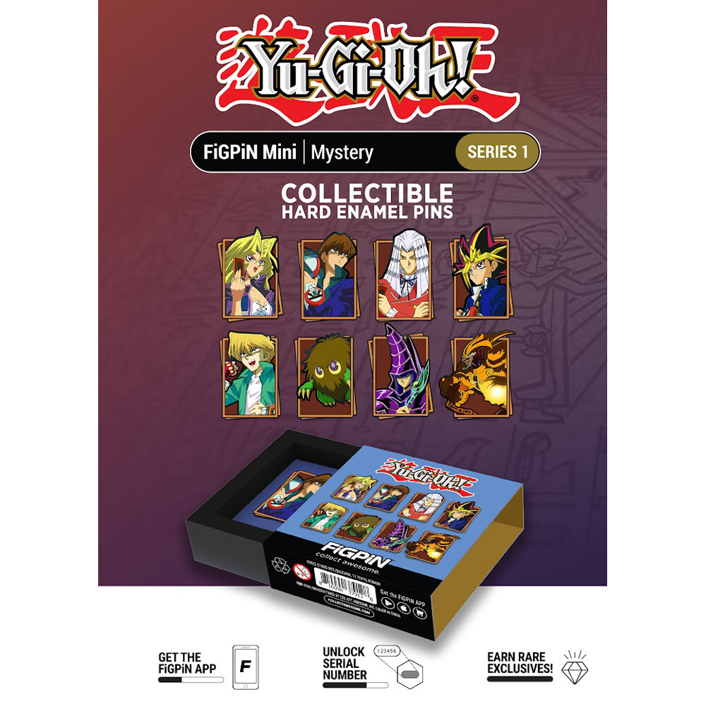 

Аксессуары FiGPiN FiGPiN Mystery Mini Pins: Yu-Gi-Oh!