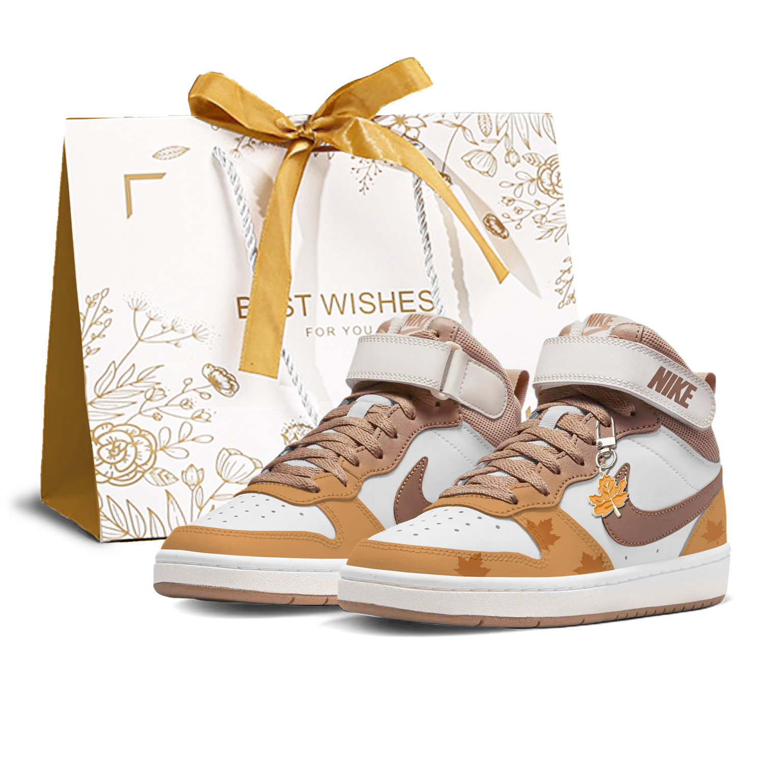 

Детские скейтерские кеды Court Borough Nike, оранжевый