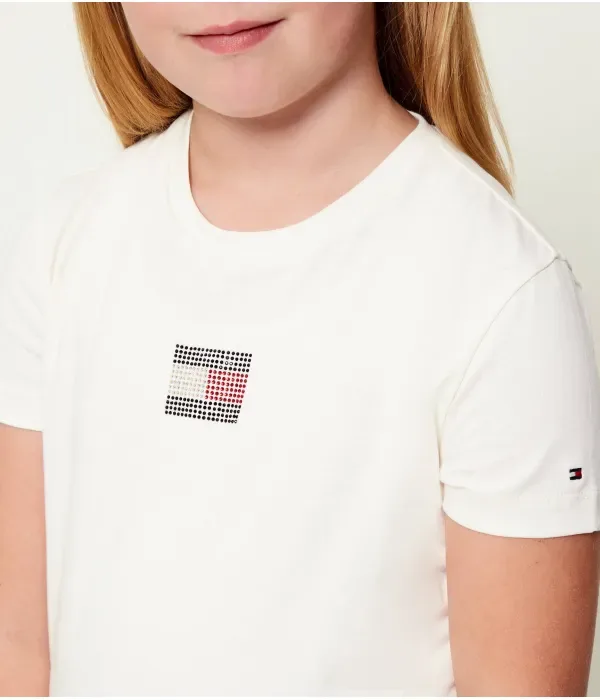 Футболка regular fit Tommy Hilfiger, экрю — фото 4