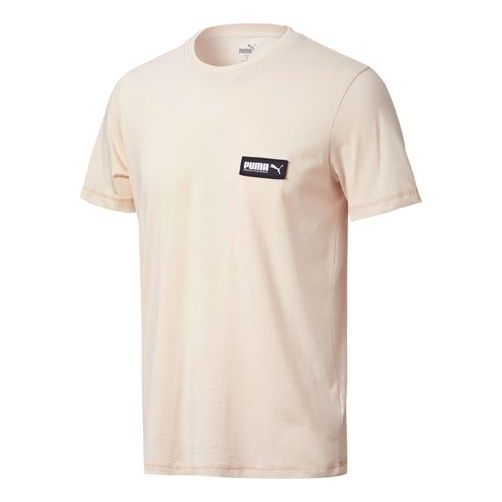 

Футболка fuslon minimalistic chest alphabet logo label short sleeve khaki Puma, хаки