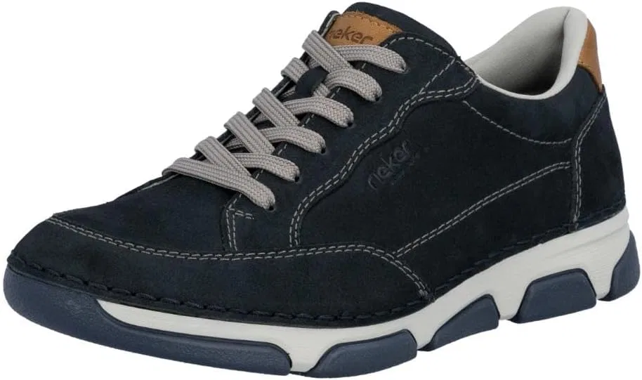 Мужские кроссовки Rieker 15900 на шнуровке, Blue