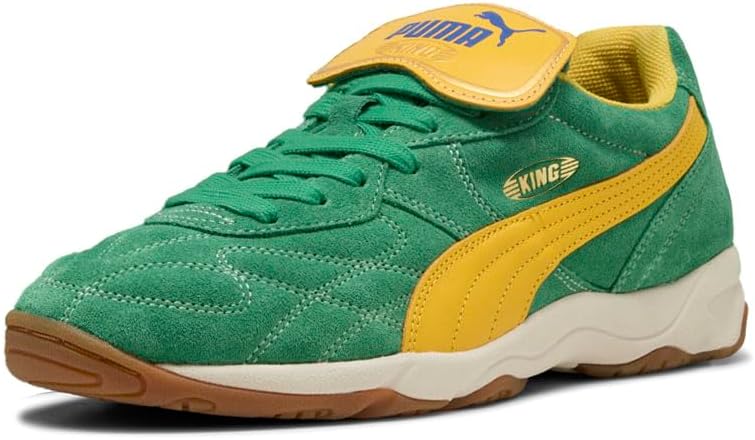 Мужские кроссовки Puma King для зала, зеленый/желтый — фото 2