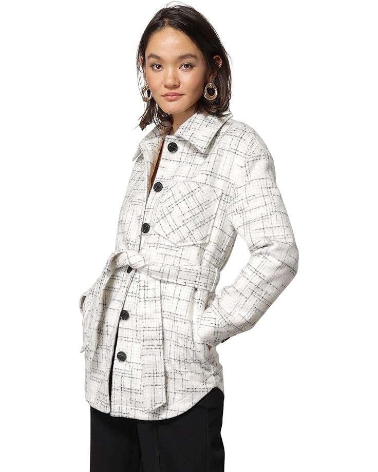 

Куртка line and dot Georgia Jacket, цвет White/Black Multi