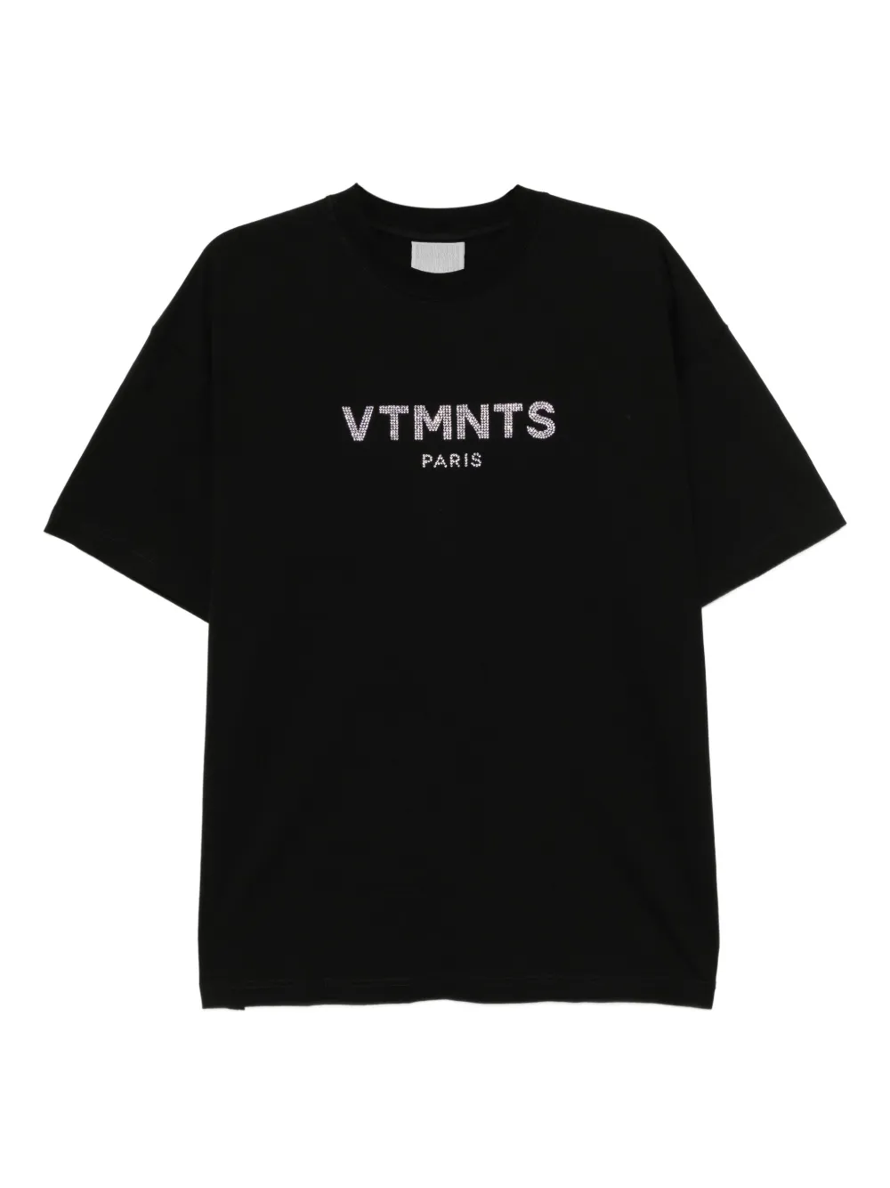 

Футболка с круглым вырезом VETEMENTS, черный