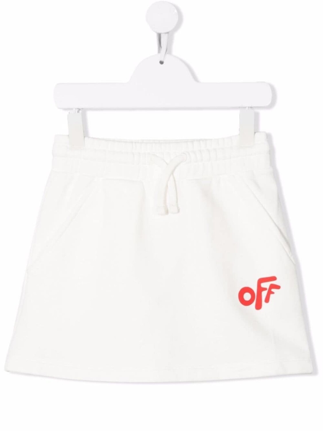 

Off-White Kids мини-юбка с логотипом, белый