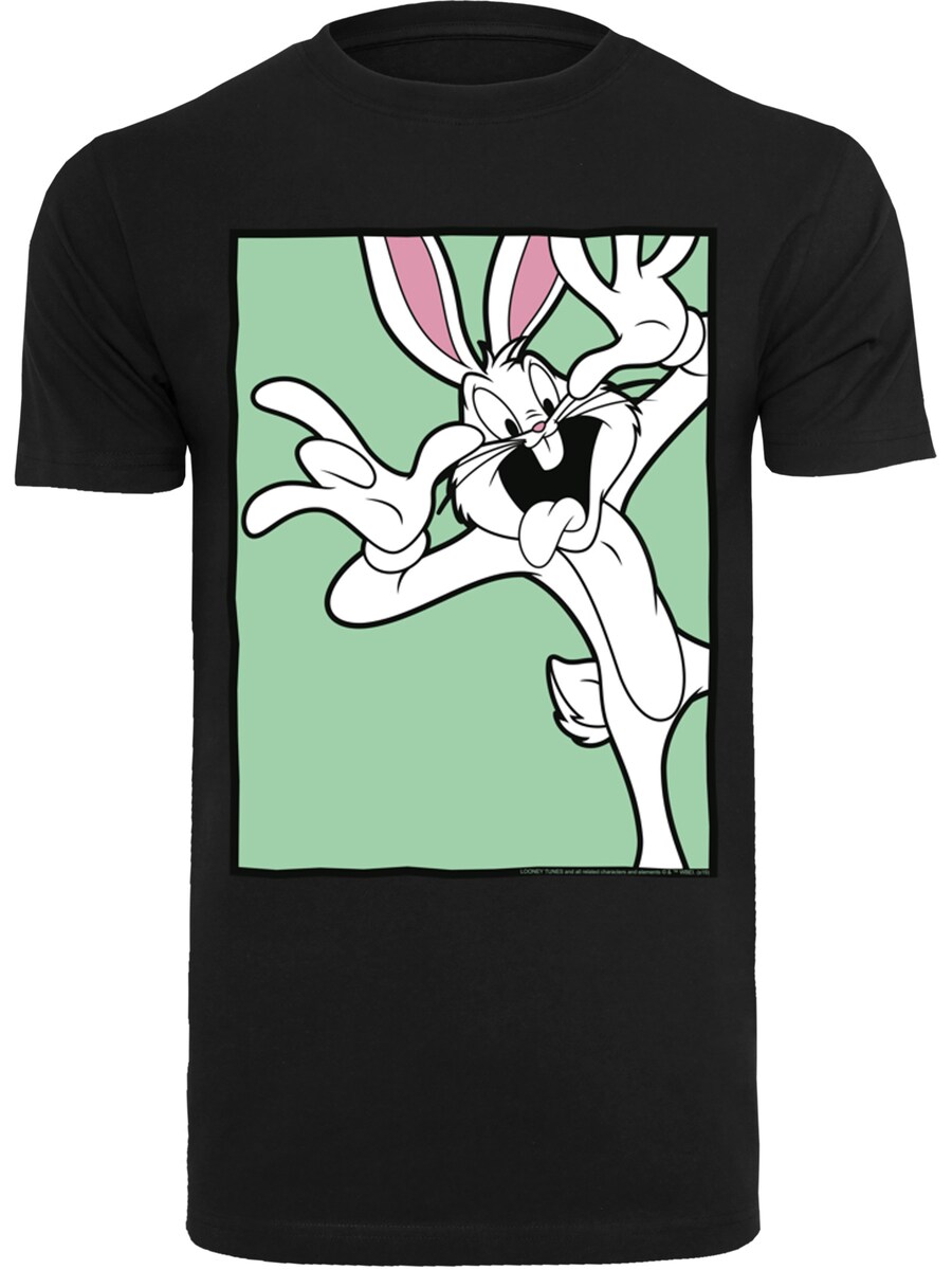 

Рубашка F4NT4STIC Looney Tunes Bugs Bunny Funny Face, черный
