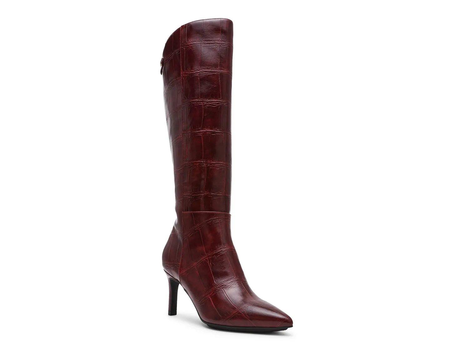 Ботинки Anne Klein Maruicia Boot, Red Croc Print