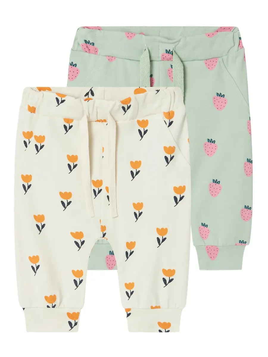 

Name It Брюки It из ткани "NBFVANDORA PANT BOX 2P" (упаковка, 2 шт.), зеленый