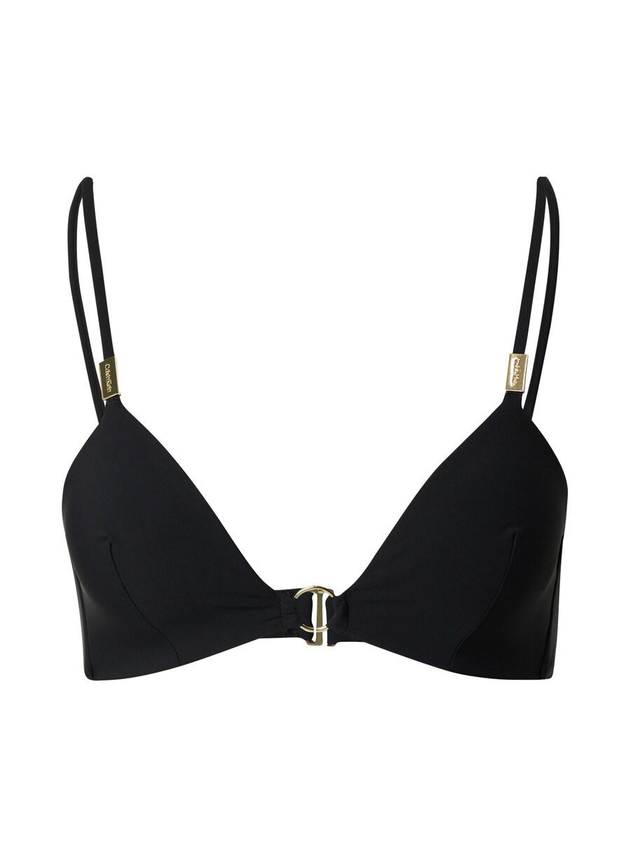 

Треугольный топ бикини Calvin Klein Swimwear, черный