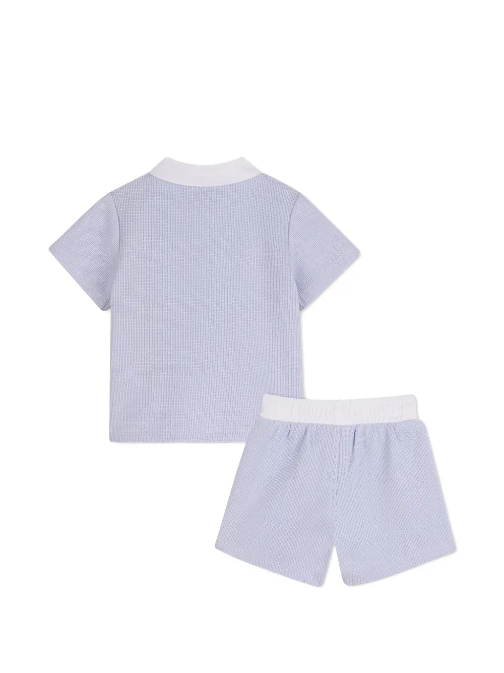 Комплект из рубашки и шортов Boss Kidswear, синий — фото 2